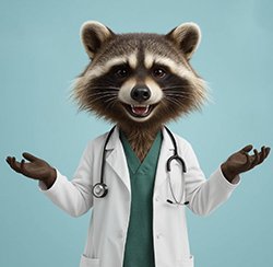 Logo de Doctor Mapache